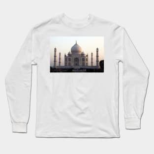 The Taj Mahal at dawn Long Sleeve T-Shirt